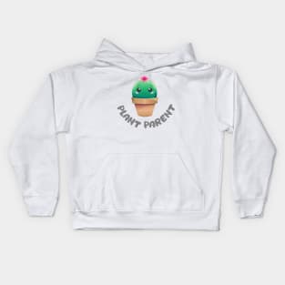 Plant Parent Cactus Kids Hoodie